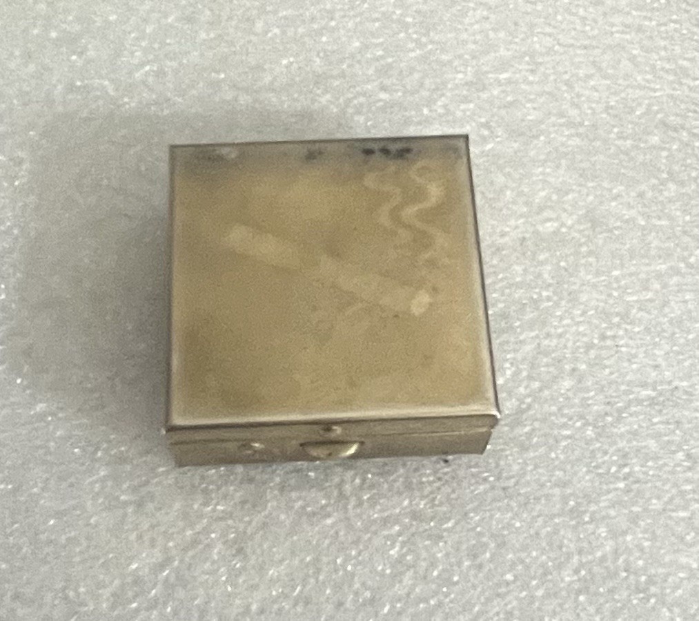 MCM Portable Travel Pocket Ashtray Brass Compact Flip Out Cigarette Holder