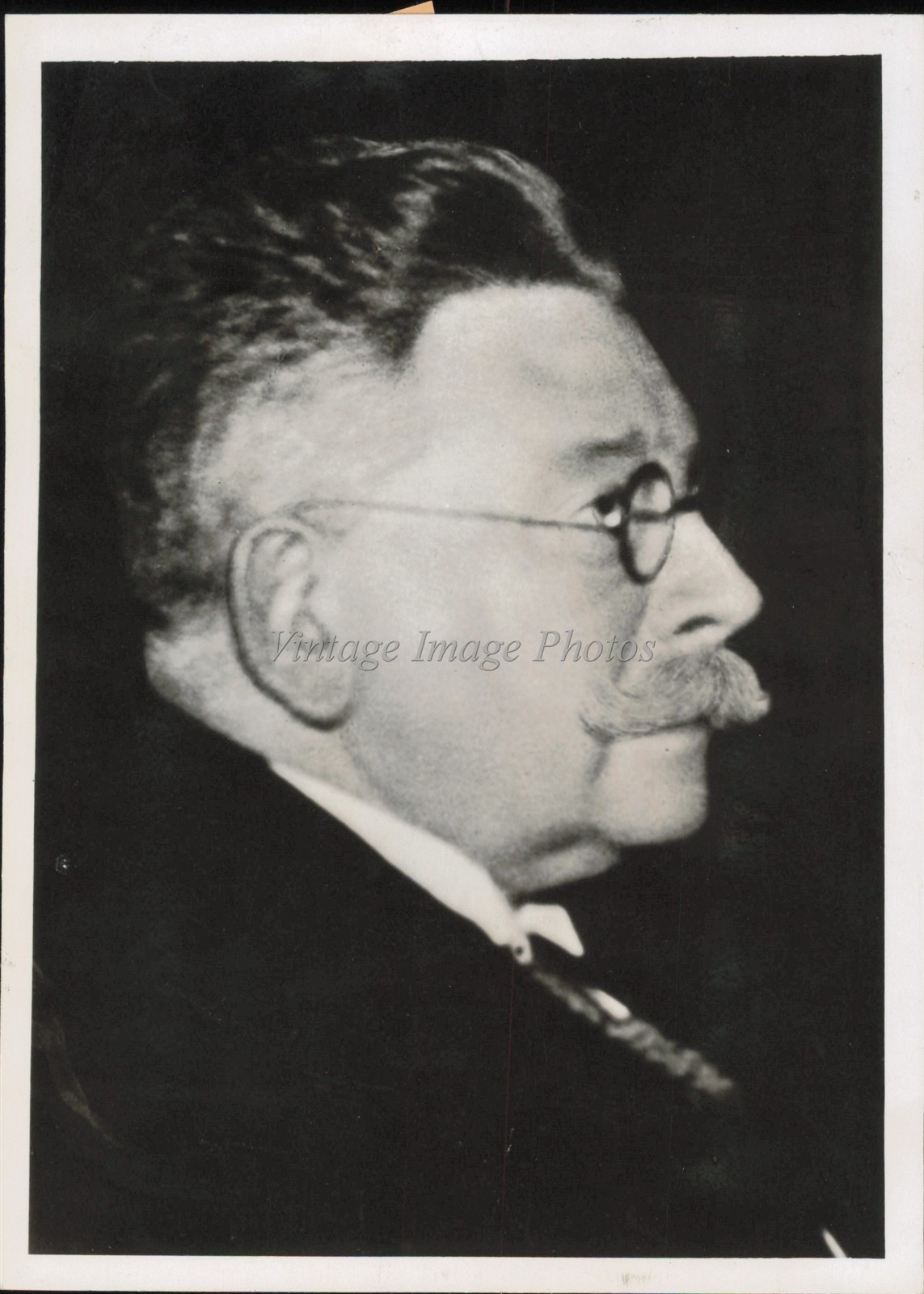 1935 Germany Alfred Hugenberg Privy Councillor Portrait Photo 5X7