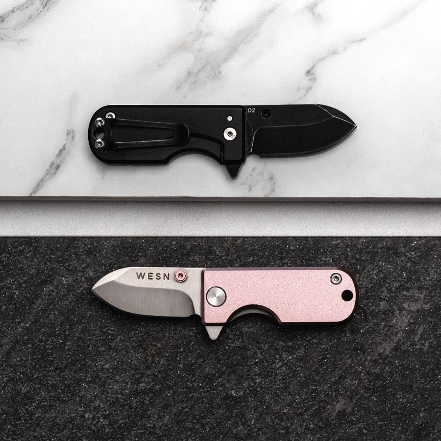 WESN Microblade LMT Forged Together Set of 2 Pocketknives NIB Rare Below Retail