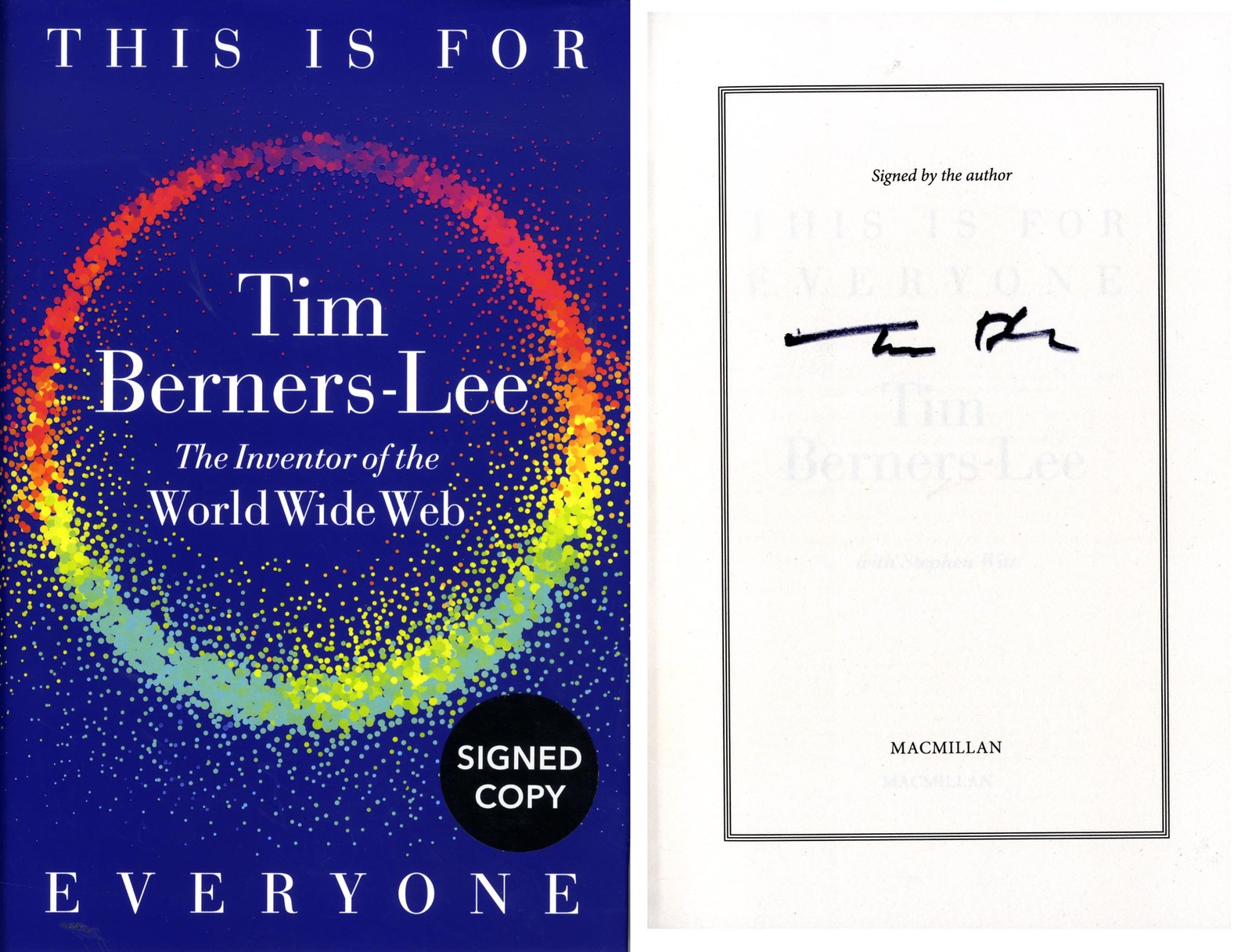 Tim Berners-Lee Autograph