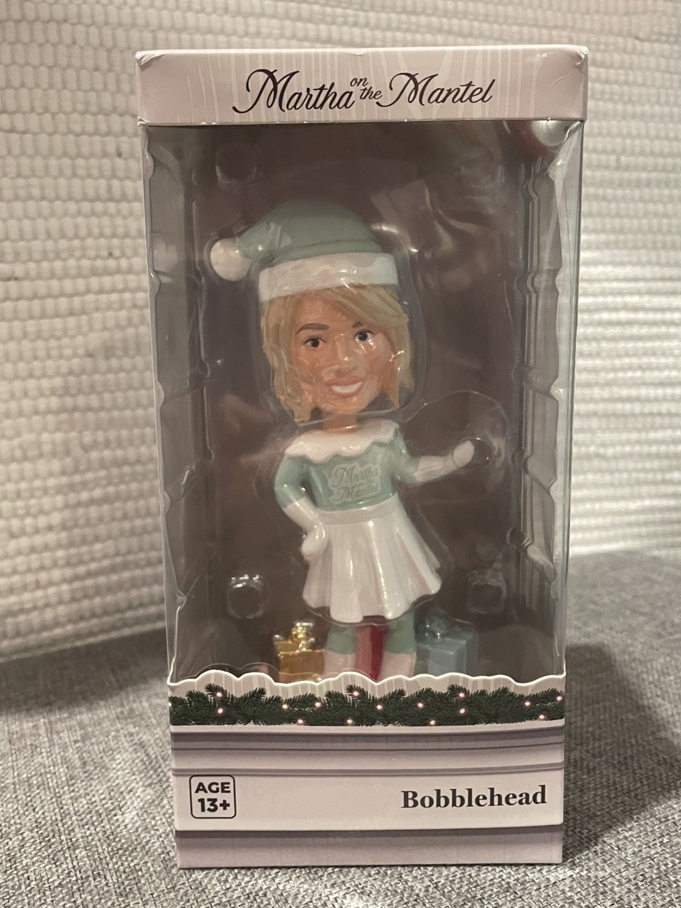 Martha Stewart Holiday Bobblehead Martha On The Mantel Christma2025 Collectible