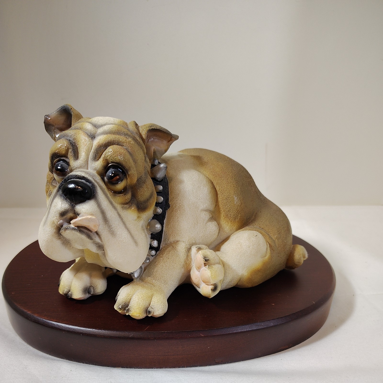 British Bulldog Coin Bank Hard Plastic Glass Eyes Vintage British Bulldog Coin Bank Hard Plastic Glass Eyes Vintage