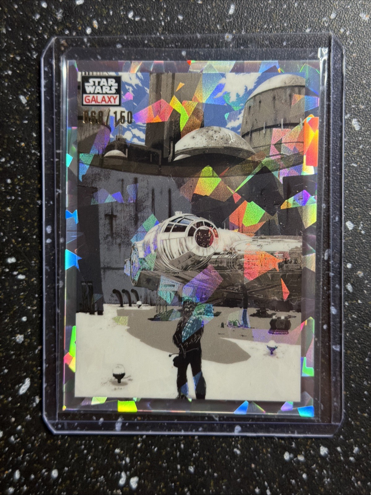 What a Piece of Junk 2023 Topps Star Wars Galaxy Chrome ATOMIC /150 Refractor 66