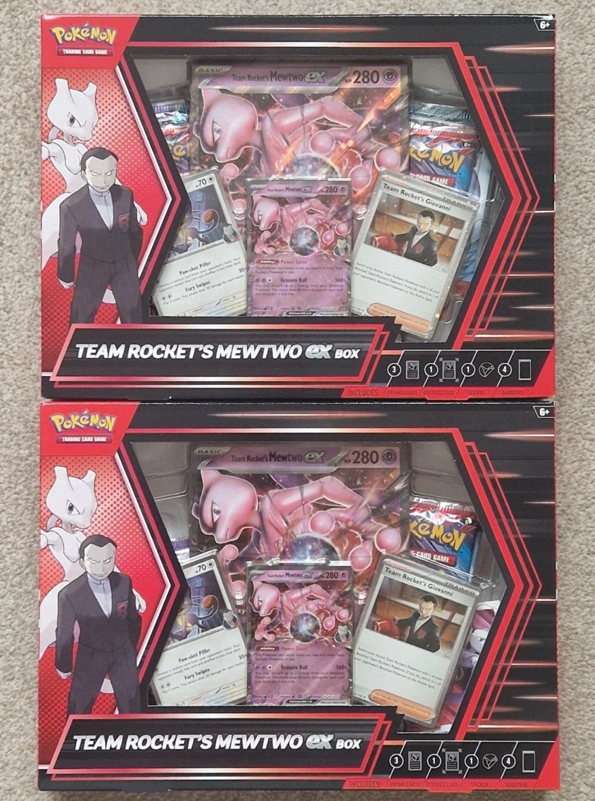 2 x Team Rocket's Mewtwo ex Box - Destined Rivals Pokemon TCG 2 x Team Rocket's Mewtwo ex Box - Destined Rivals Pokemon TCG