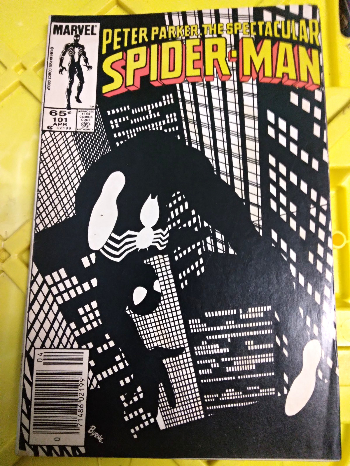 Marvel Peter Parker The Spectacular Spider-Man #101 1984 Spider-Man Byrne Marvel Peter Parker The Spectacular Spider-Man #101 1984 Spider-Man Byrne