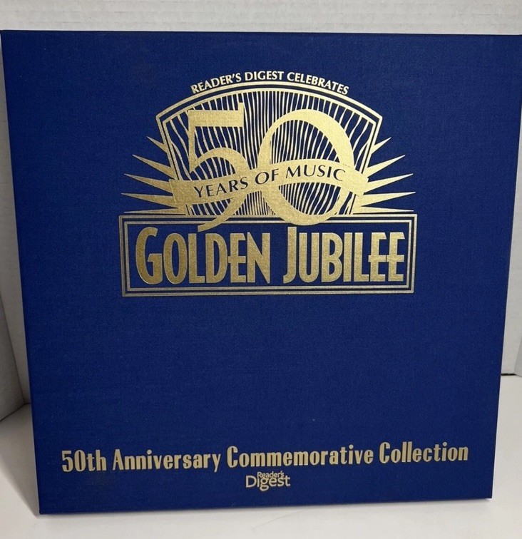 Reader's Digest 50 Years of Music 12 CD SET Golden Jubilee w/Book & Vinyl Record