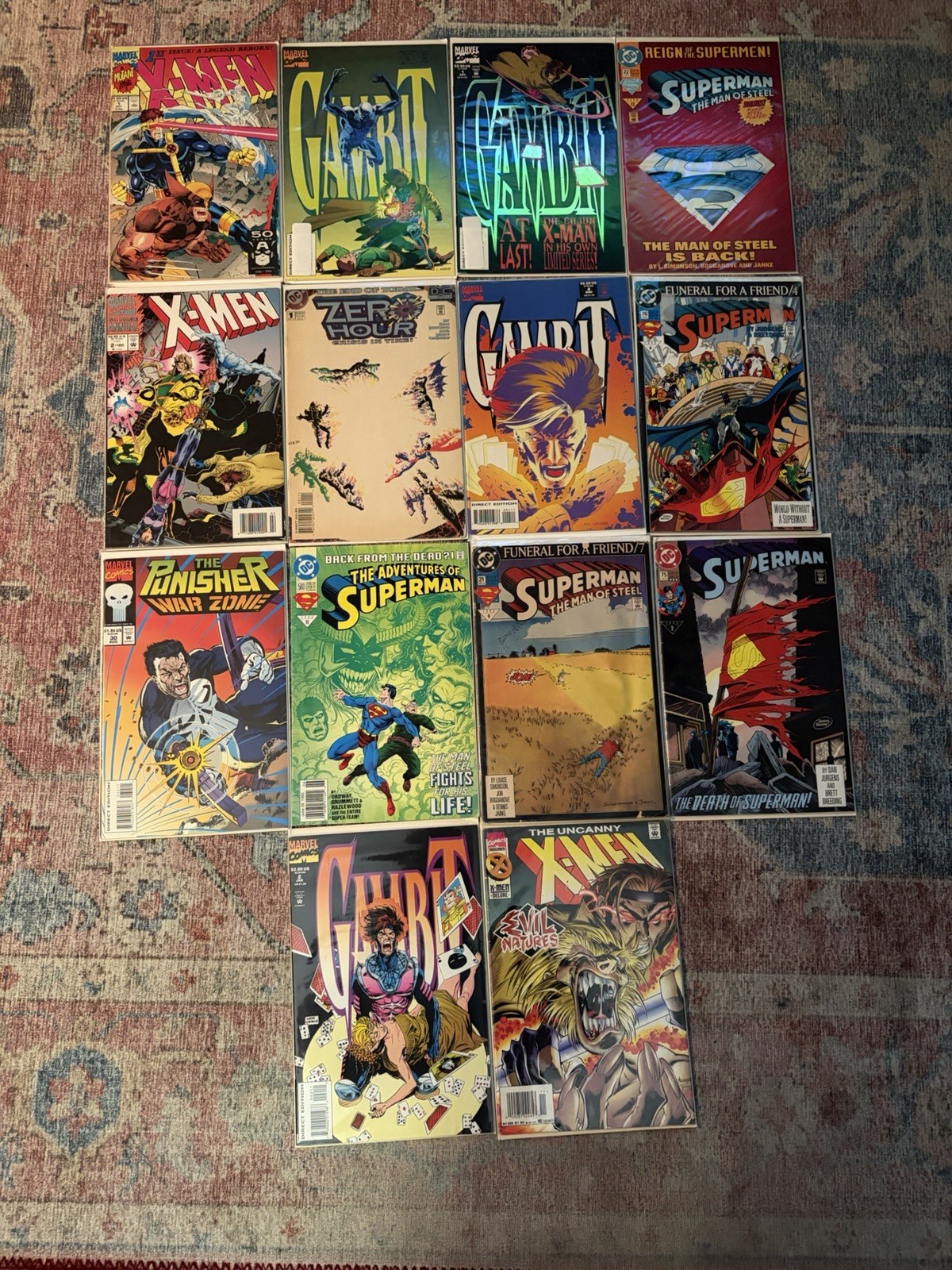 Vintage Marvel X-Men DC Comic Book Lot
