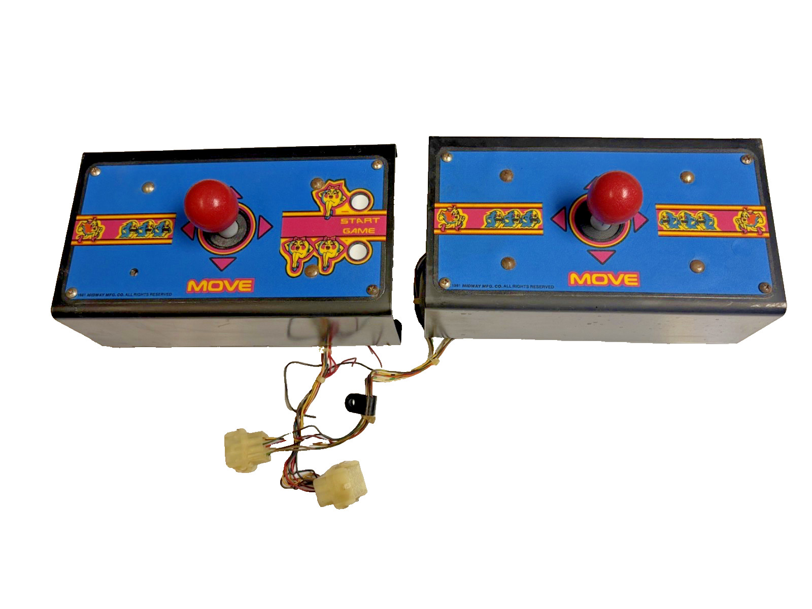 MS PACMAN COCKTAIL CONTROL PANELS MS PACMAN COCKTAIL CONTROL PANELS