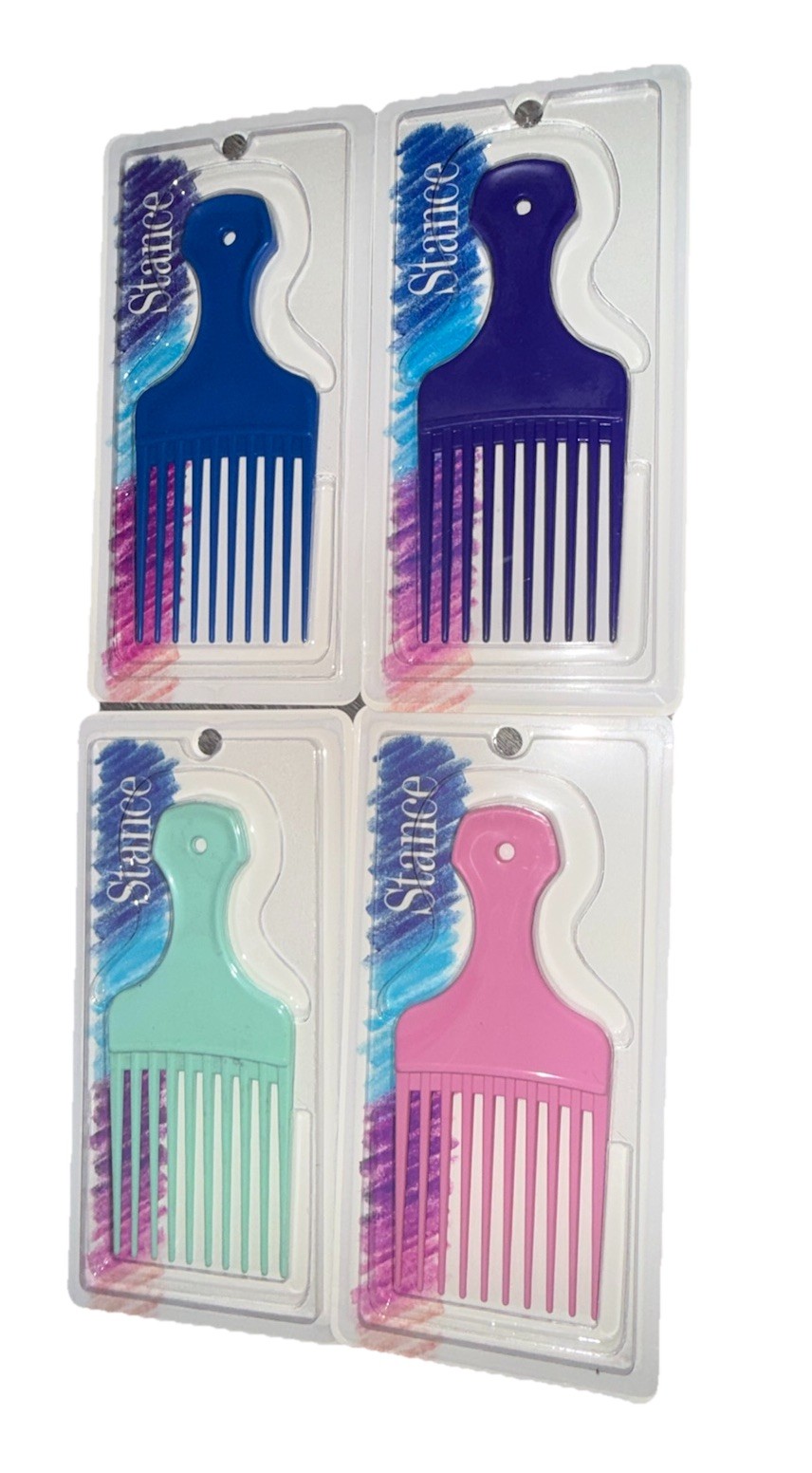 Stance Vintage Hair Pick Lift Comb Tease Retro 1980s/90s 4 Pack New Sealed Rare Stance Vintage Hair Pick Lift Comb Tease Retro 1980s/90s 4 Pack New Sealed Rare