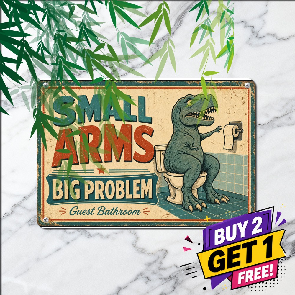 Well Crap Restroom Humor Wall Sign Funny Farmhouse Toilet Tin Metal Art Plaque