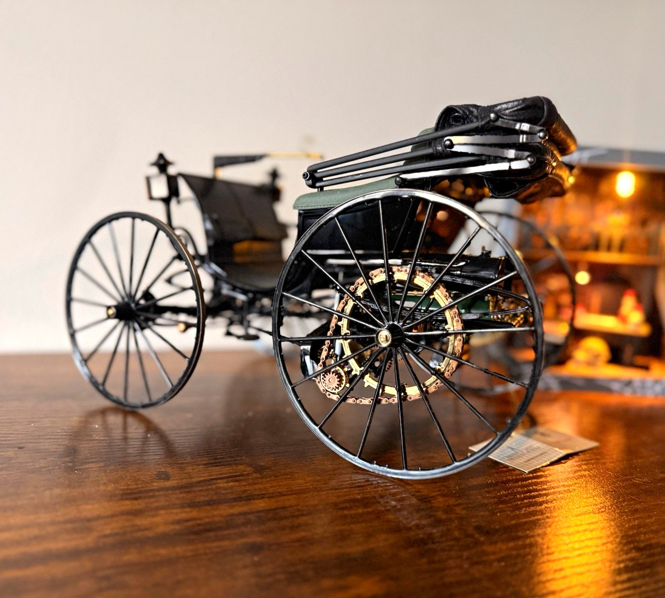 Antique Concept Car Before Ford Original Model T A Vintage Built Classic Metal