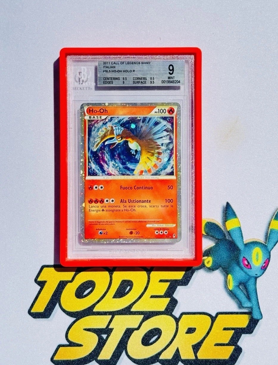 Pokemon Ho-Oh Holo Rare Call of Legends #SL5 BGS 9 MINT (pop3) 2011 🔥 Pokemon Ho-Oh Holo Rare Call of Legends #SL5 BGS 9 MINT (pop3) 2011 🔥