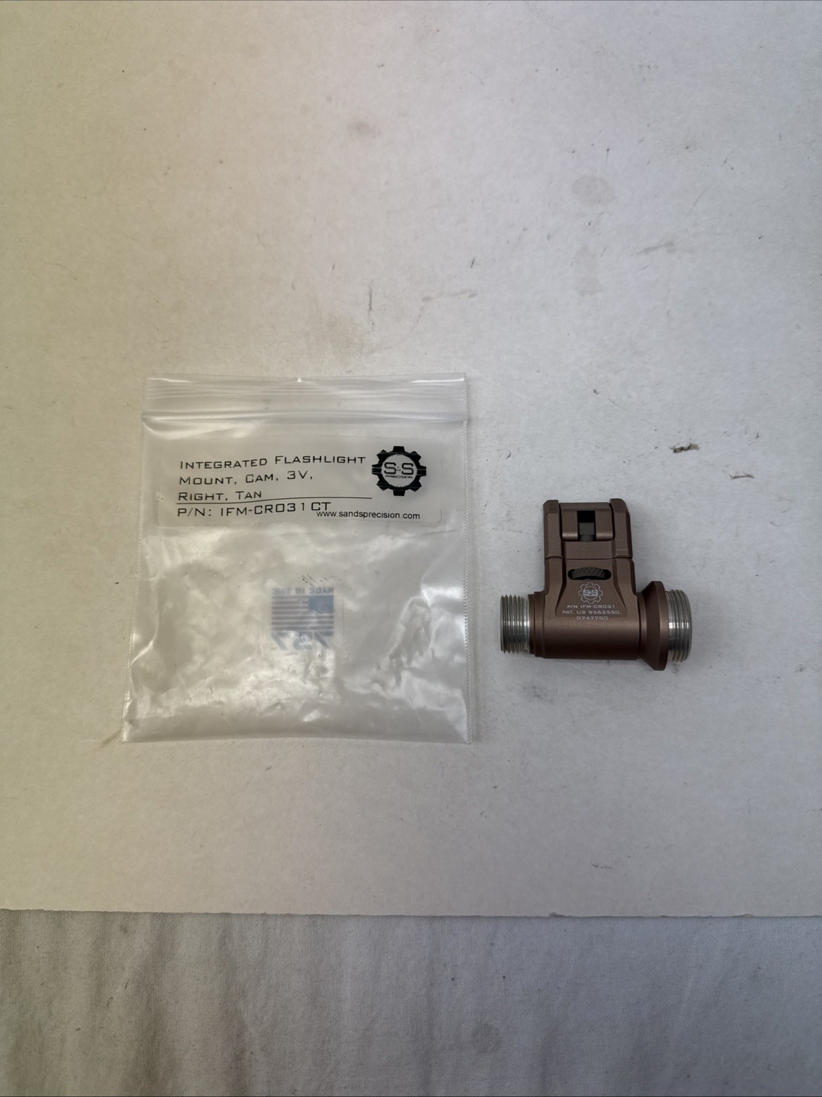 S&S PRECISION IFM Integrated Flashlight Mount Surefire Scout 3V 300 340 Series