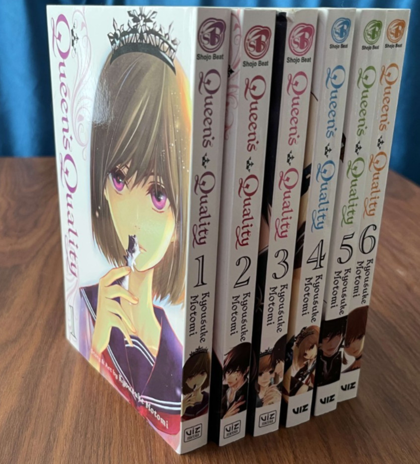 Queen\'s Quality Volumes 1-6 English Manga Kyousuke Motomi Sequel to QQ Sweeper Queen\'s Quality Volumes 1-6 English Manga Kyousuke Motomi Sequel to QQ Sweeper