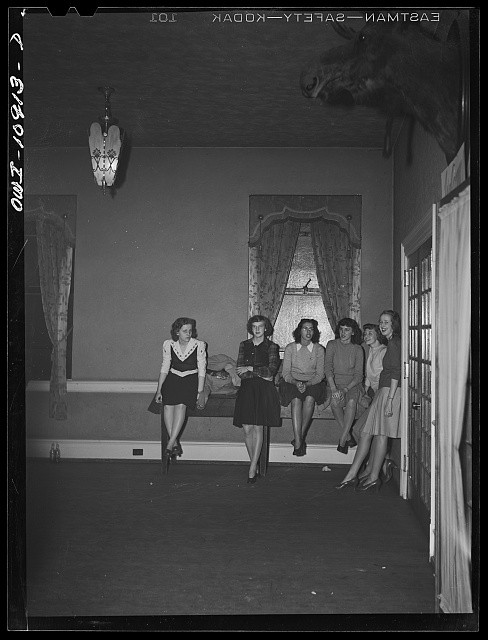 Lancaster Pennsylvania 1942 Moose Hall Hamilton Watch Company Dance Girls
