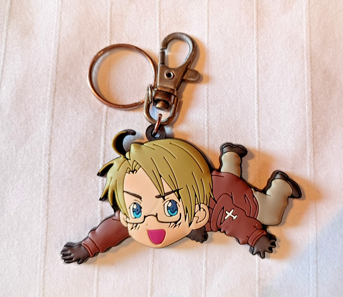 Hetalia Keyring Chibi SD America PVC Rubber 2008 H.H.G/H FUN 3\