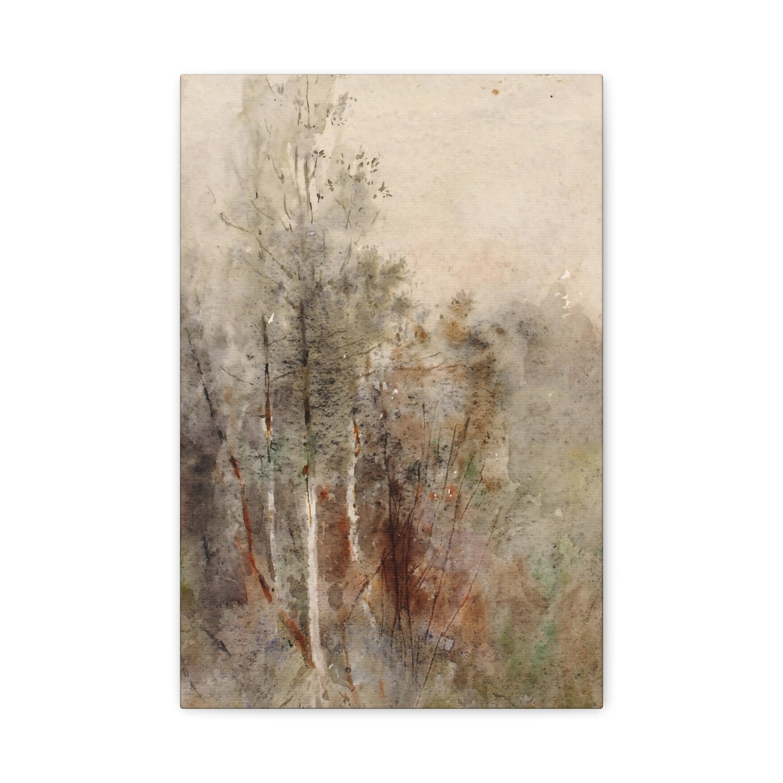 Ross Turner, born Westport, NY - A Tree Study - 1879 - Canvas Wall Art