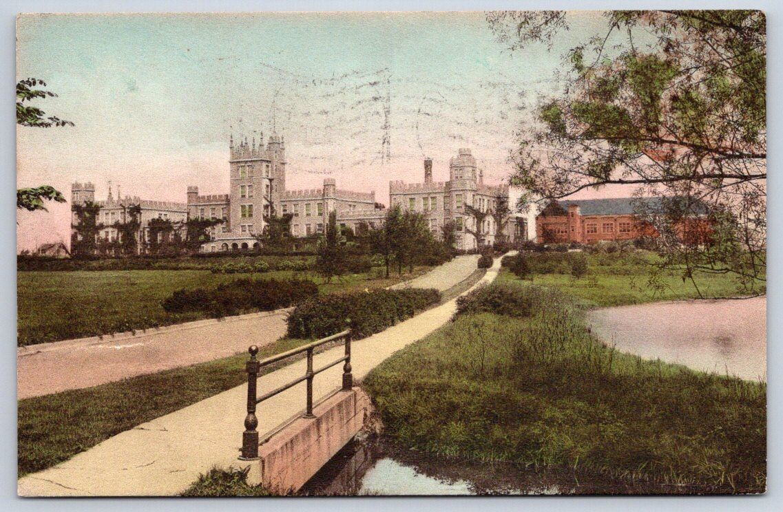 Antique Illinois Postcard DEKALB Northern State Normal School 1917