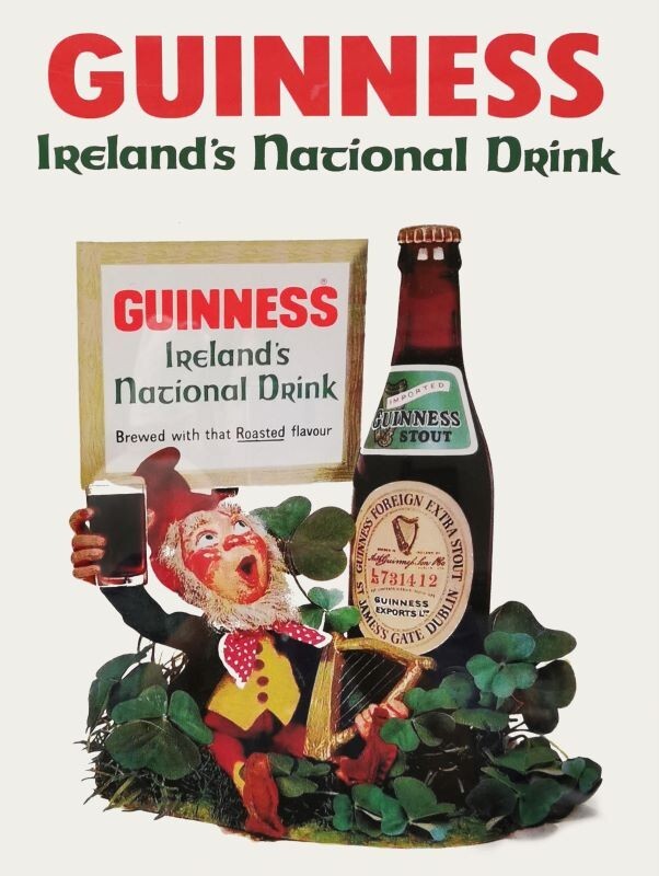 GUINNESS BEER - Ireland\'s National Drink - NEW Sign 24x30\