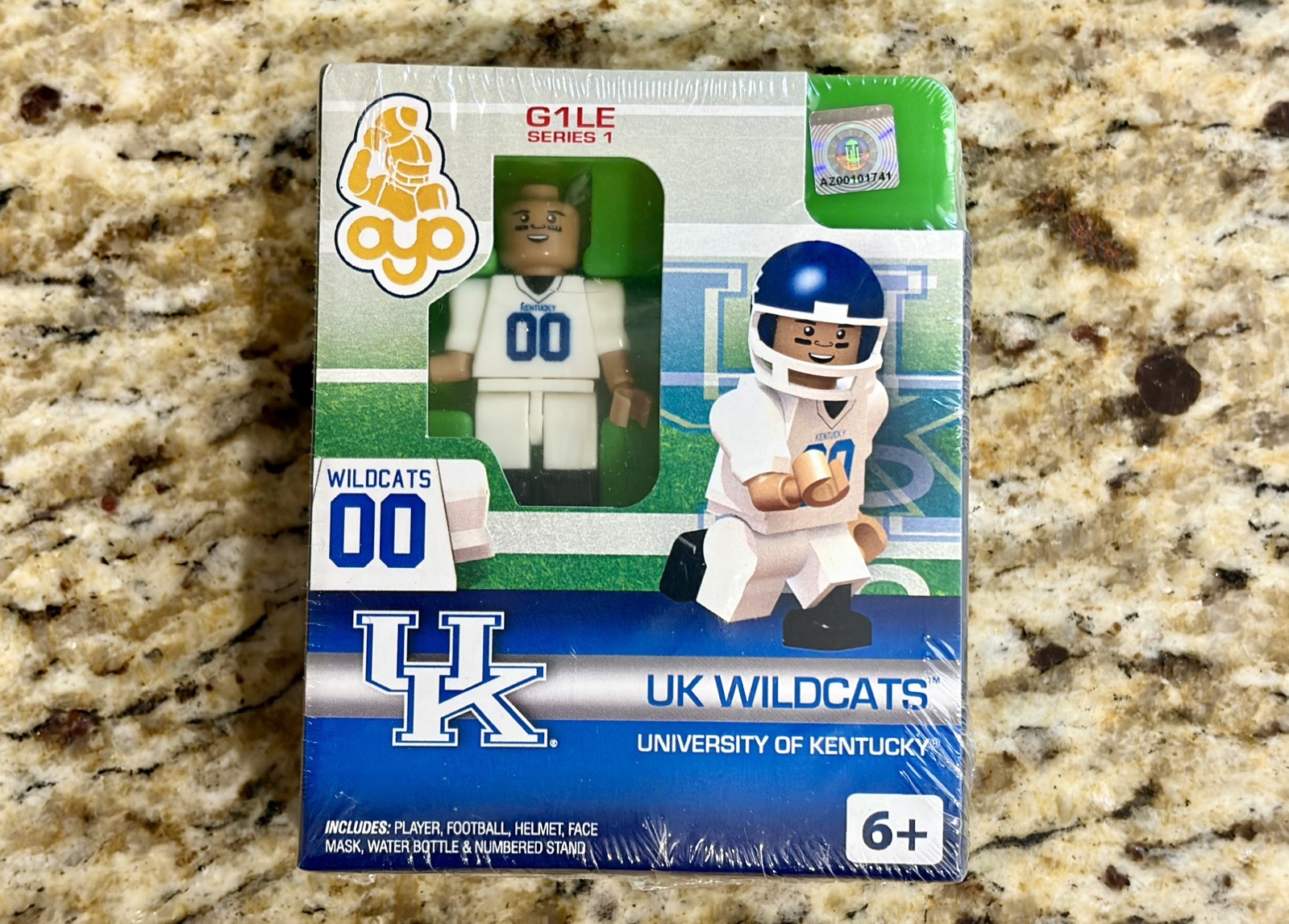OYO Sports Kentucky Wildcats Football #00 G1LE Series 1 Minifigure NEW Sealed OYO Sports Kentucky Wildcats Football #00 G1LE Series 1 Minifigure NEW Sealed