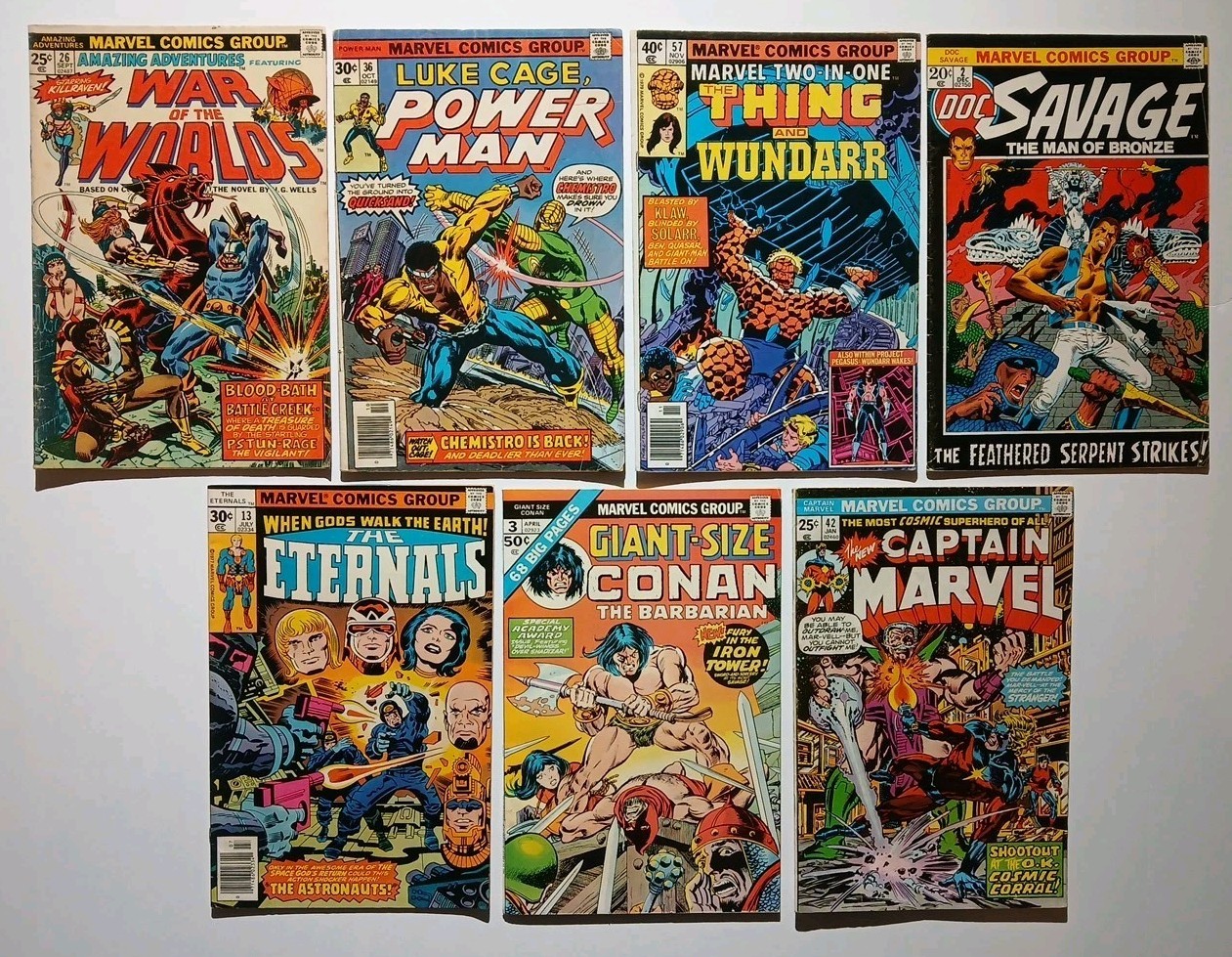 Bronze Age Marvel Comic Book Lot Bronze Age Marvel Comic Book Lot