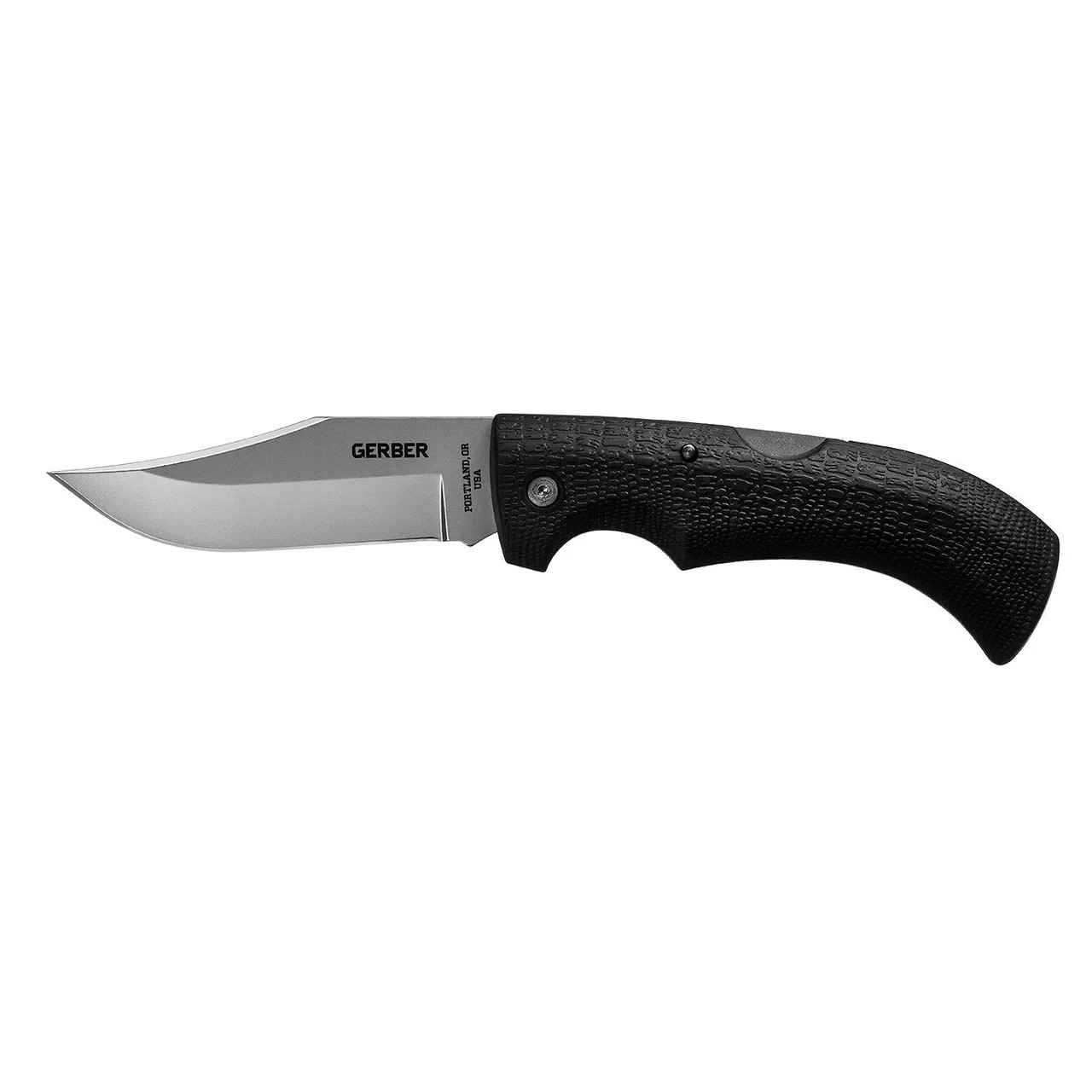 Gerber Gator Clip Point Plain Edge Folding Knife Lockback USA Made G06069N Gerber Gator Clip Point Plain Edge Folding Knife Lockback USA Made G06069N