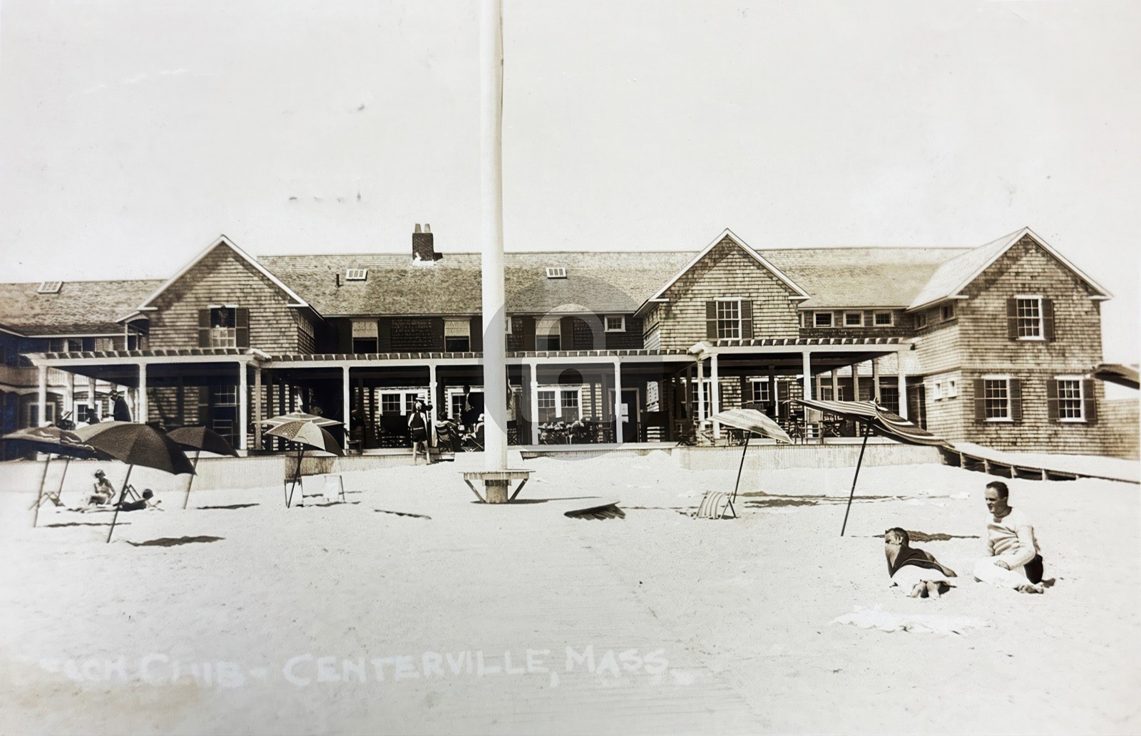 Centerville MA Beach Club 1932 RPPC Photo Postcard COPY Centerville MA Beach Club 1932 RPPC Photo Postcard COPY