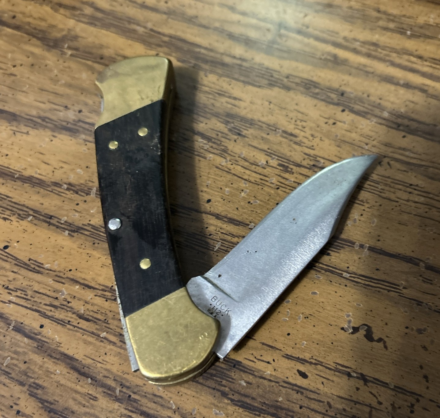 Vintage Buck Knife 112 Ranger 3 Dot Lockback Folding Pocket Knife USA Vintage Buck Knife 112 Ranger 3 Dot Lockback Folding Pocket Knife USA