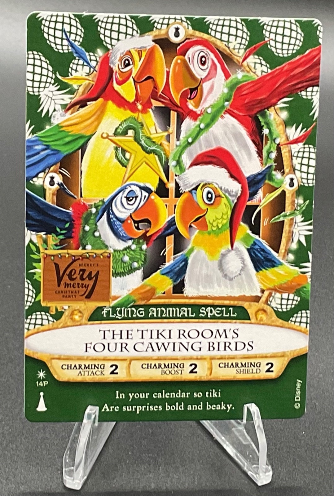 The Tiki Room\'s Four Cawing Birds 14P Sorcerers Of The Magic Kingdom