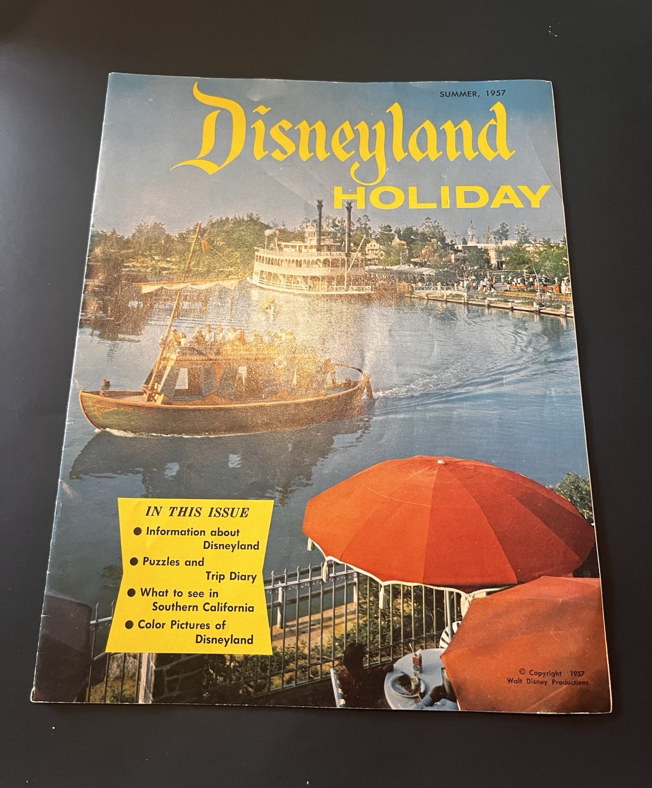 Disneyland Brochure Vintage 1957 Disneyland Brochure Vintage 1957