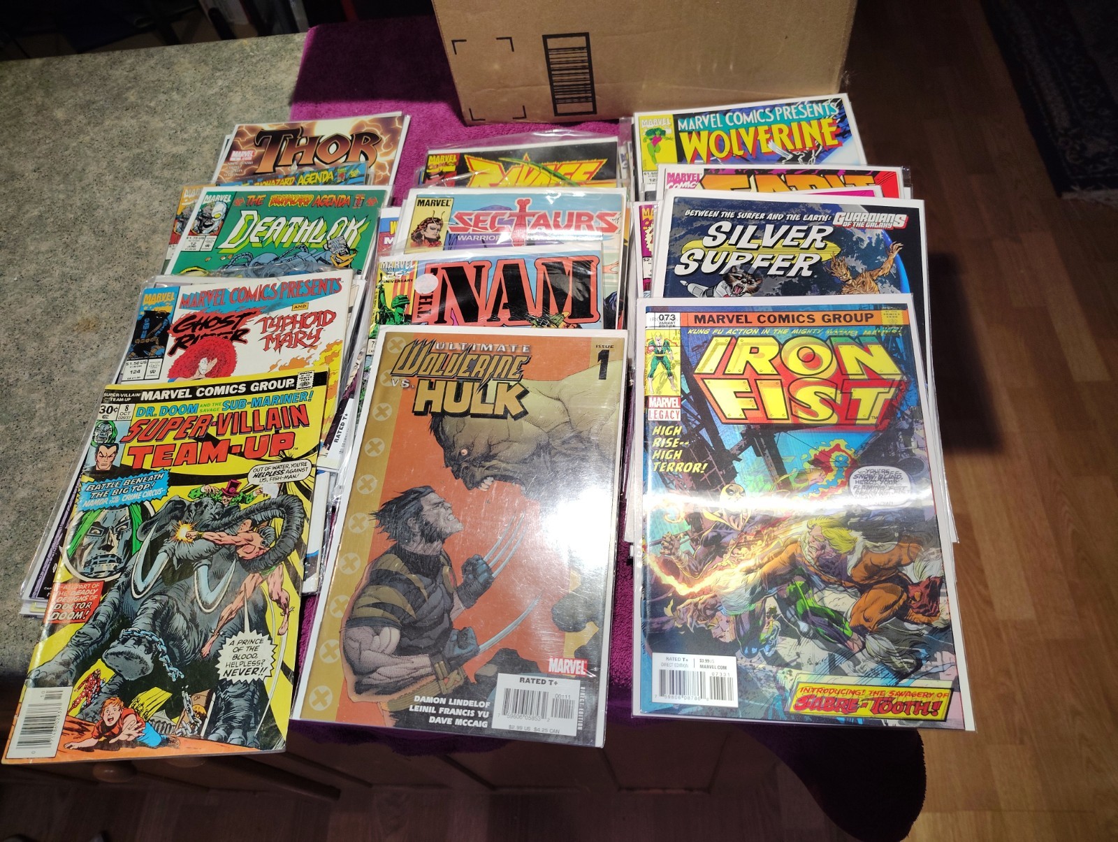 Lot Of 48 Marvel Comics Some Vintage Comic Books 