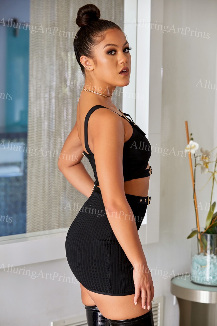 Asian Model Kendra Spade Photo Print Petite Busty Brunette-CC265