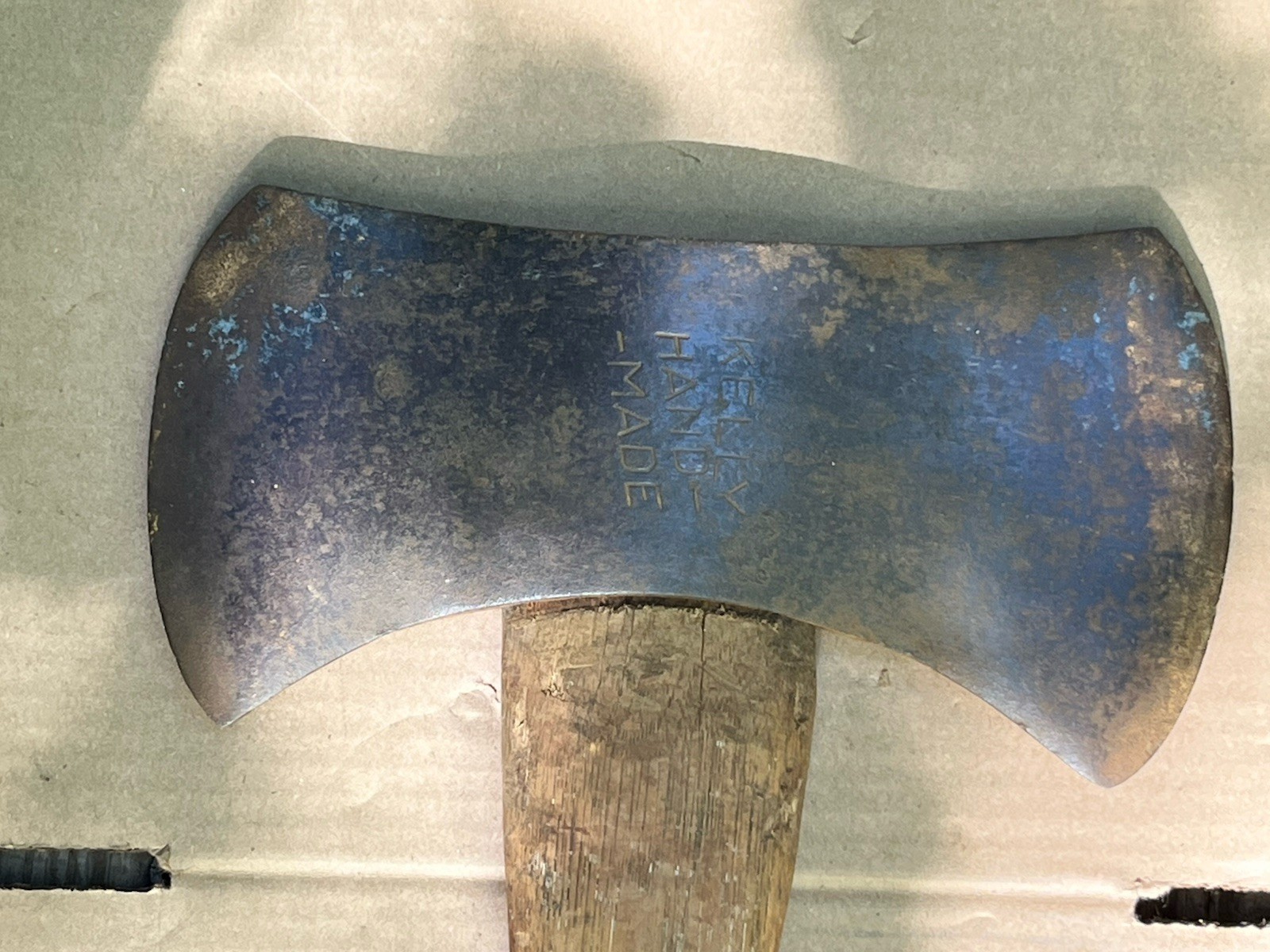 vintage true temper kelly works double bit axe kelly hand made and handle 34 vintage true temper kelly works double bit axe kelly hand made and handle 34