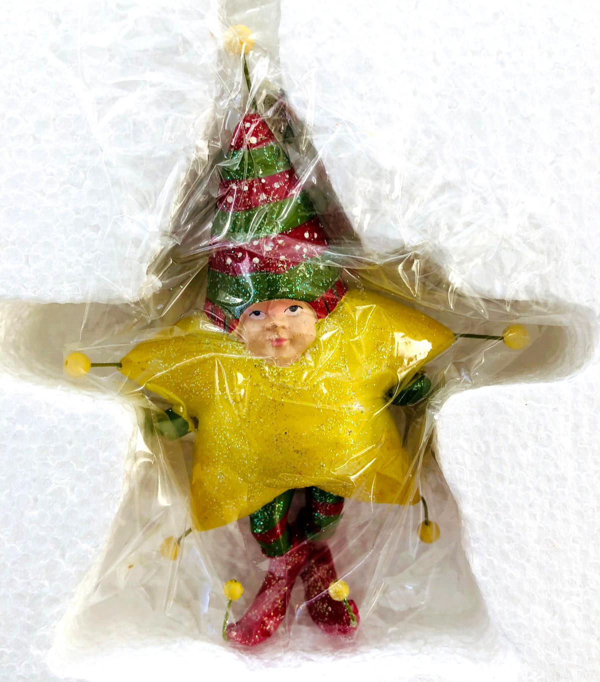 Patience Brewster YELLOW STAR BOY original 2001 Krinkles NEW Department 56 Patience Brewster YELLOW STAR BOY original 2001 Krinkles NEW Department 56