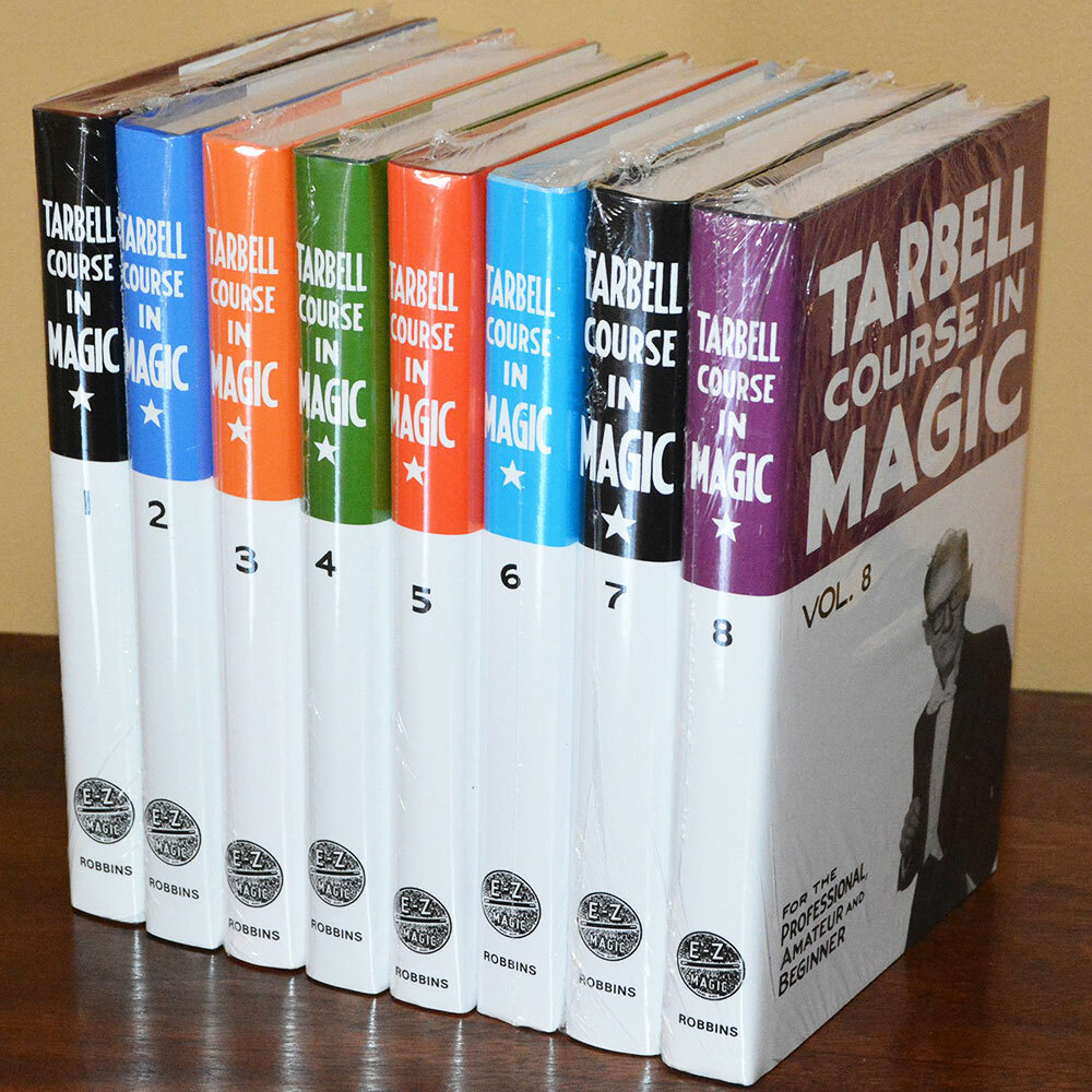 TARBELL COURSE IN MAGIC Complete Set Vol. 1-8 Book Trick Magician Learn Lessons