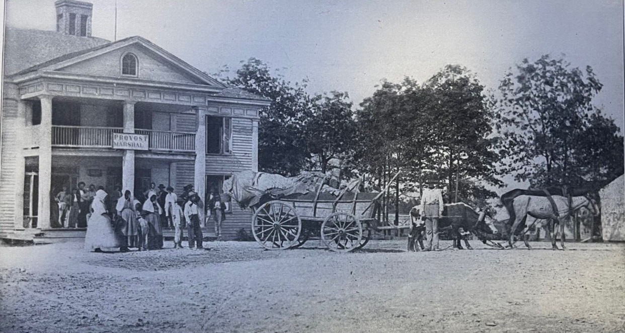 1912 Vintage Illustration Provost Marshal's Headquarters at Corinth Civil War