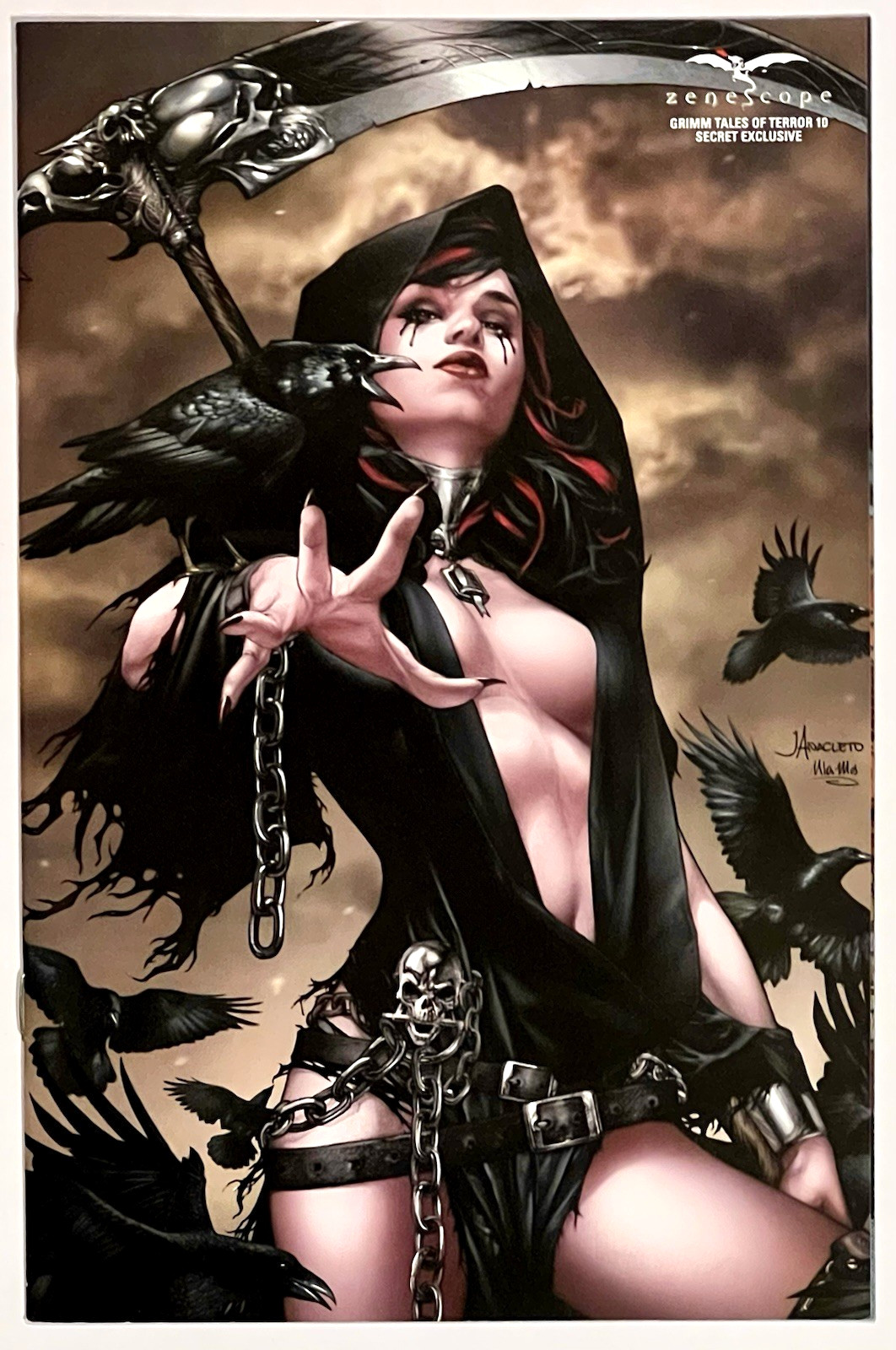 GRIMM TALES OF TERROR #10 V4 - Keres - SECRET EXCLUSIVE - Jay Anacleto ZENECOPE GRIMM TALES OF TERROR #10 V4 - Keres - SECRET EXCLUSIVE - Jay Anacleto ZENECOPE