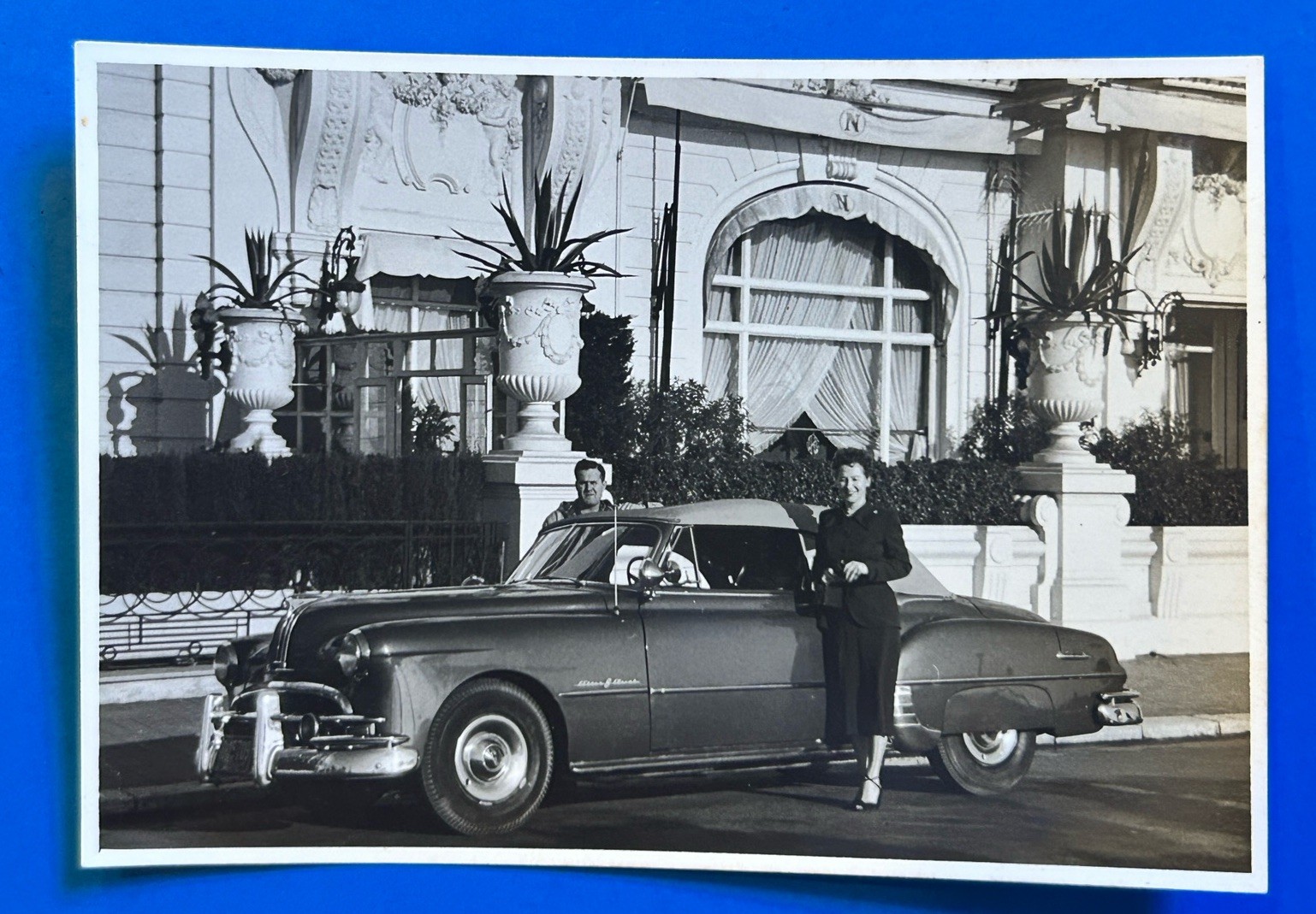 Vintage 1948 Pontiac Silver Streak 8 Convertible Original Photo Classic Car