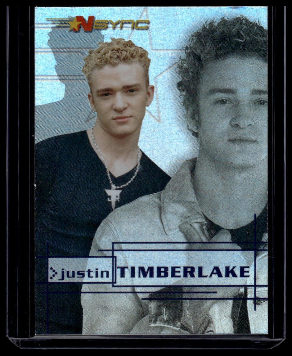 2000 Topps NSYNC Justin Timberlake Foil Refractor #1 2000 Topps NSYNC Justin Timberlake Foil Refractor #1