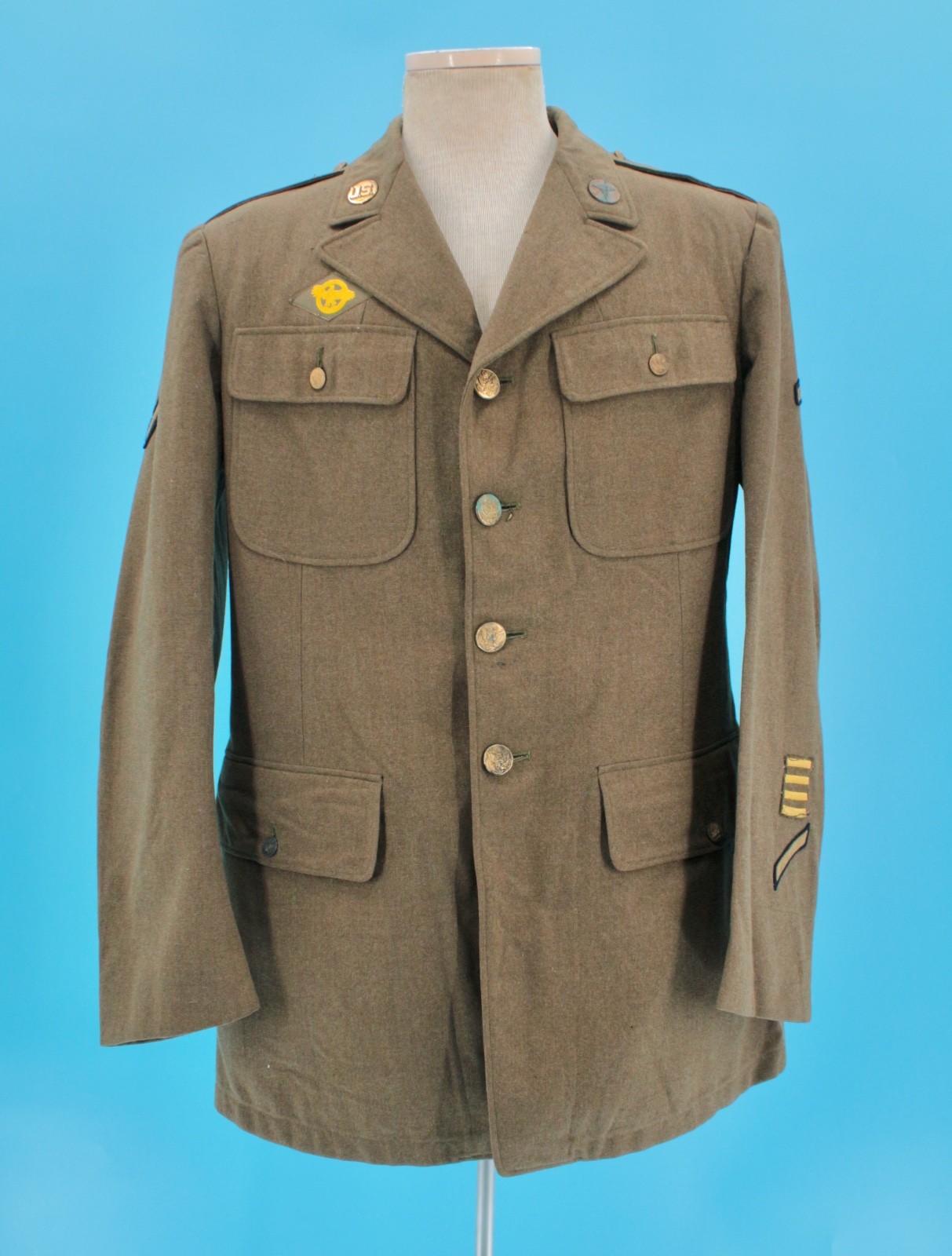 Men's VTG WWII US 6th Army Medical Corp Uniform Tunic Jacket Sz 40 R WW2 Men's VTG WWII US 6th Army Medical Corp Uniform Tunic Jacket Sz 40 R WW2