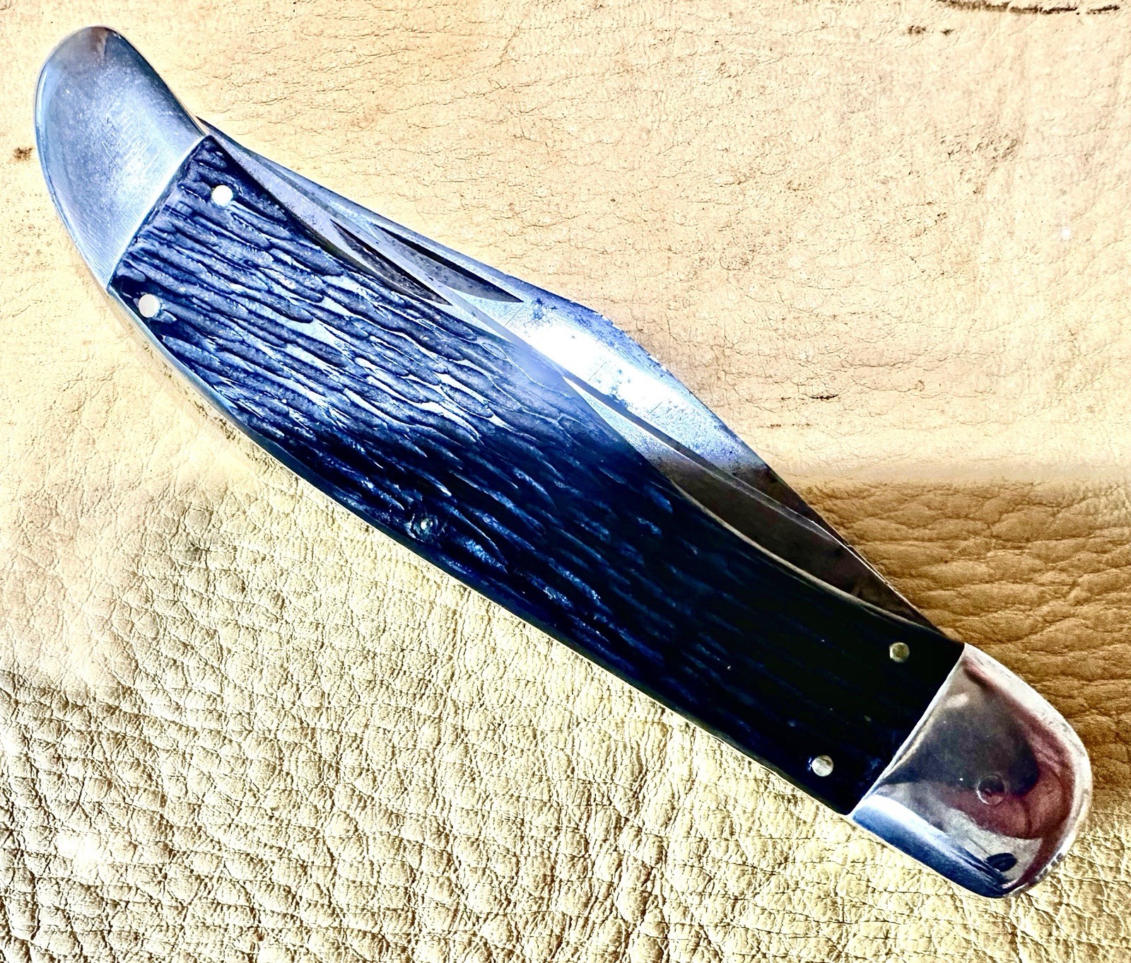 Vintage SCHRADE WALDEN Folding Hunter #225 Pocketknife USA 2 Blades Vintage SCHRADE WALDEN Folding Hunter #225 Pocketknife USA 2 Blades