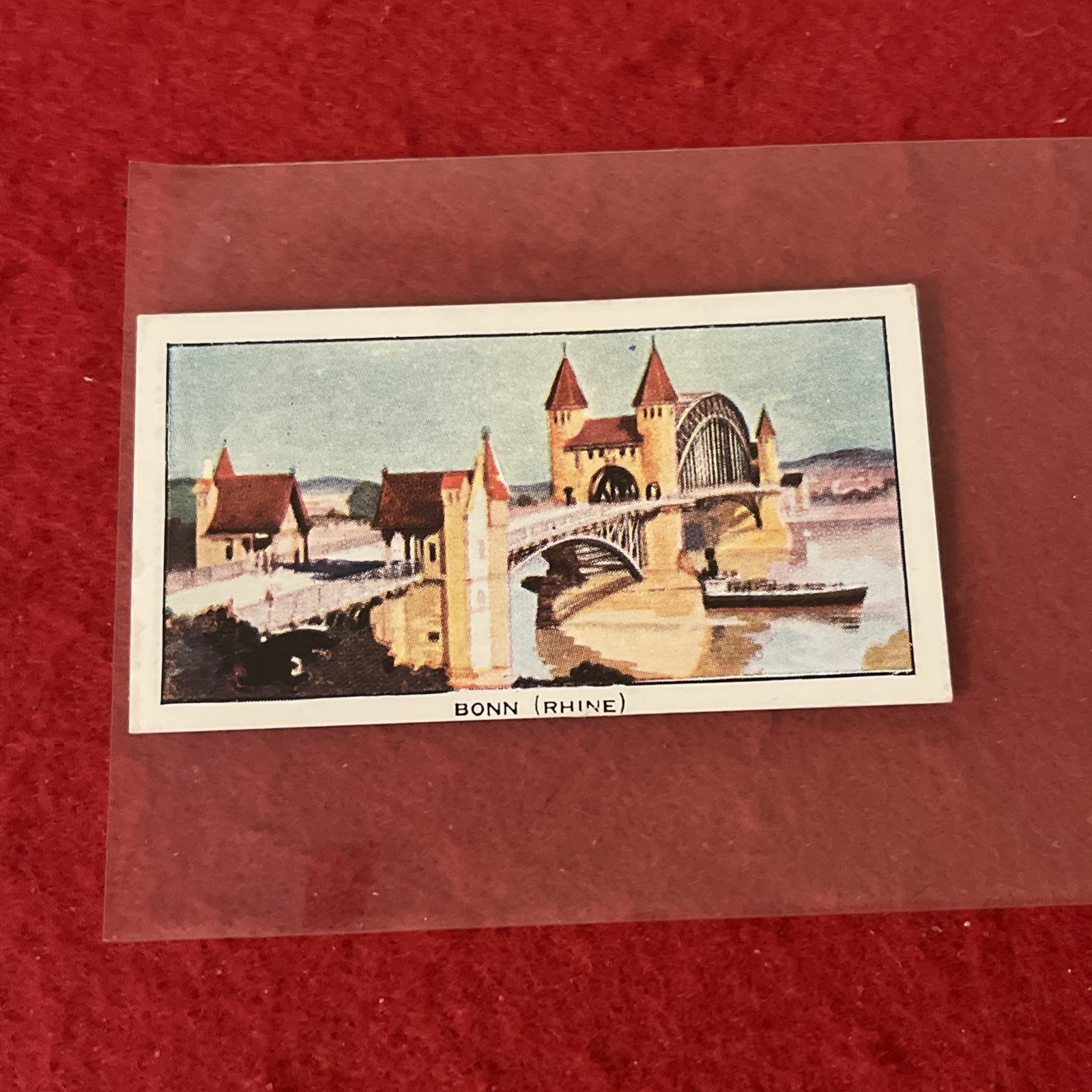 1937 C.W.S. “Famous Bridges” THE BONN (RHINE) Tobacco Card #35 VG-EX 1937 C.W.S. “Famous Bridges” THE BONN (RHINE) Tobacco Card #35 VG-EX