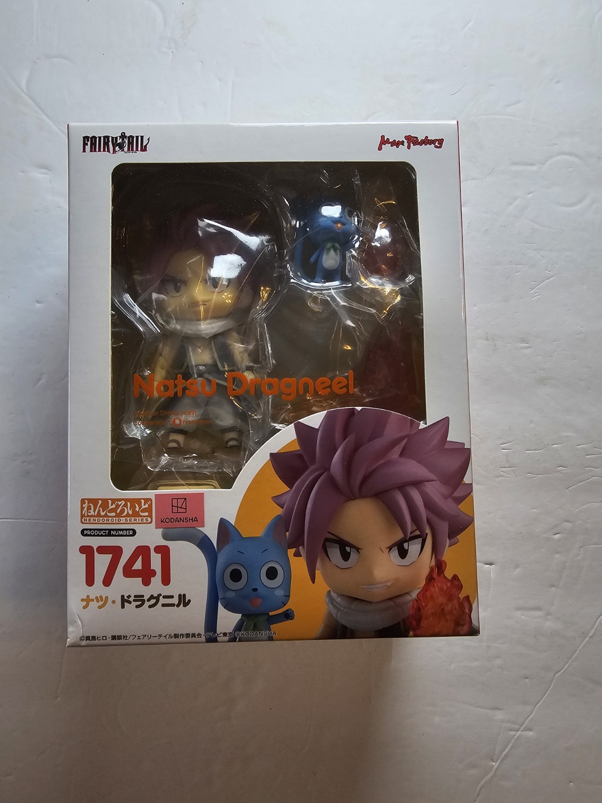 Max Factory #1741 Natsu Dragneel & Happy Fairytail Nendoroid Figure Anime Max Factory #1741 Natsu Dragneel & Happy Fairytail Nendoroid Figure Anime
