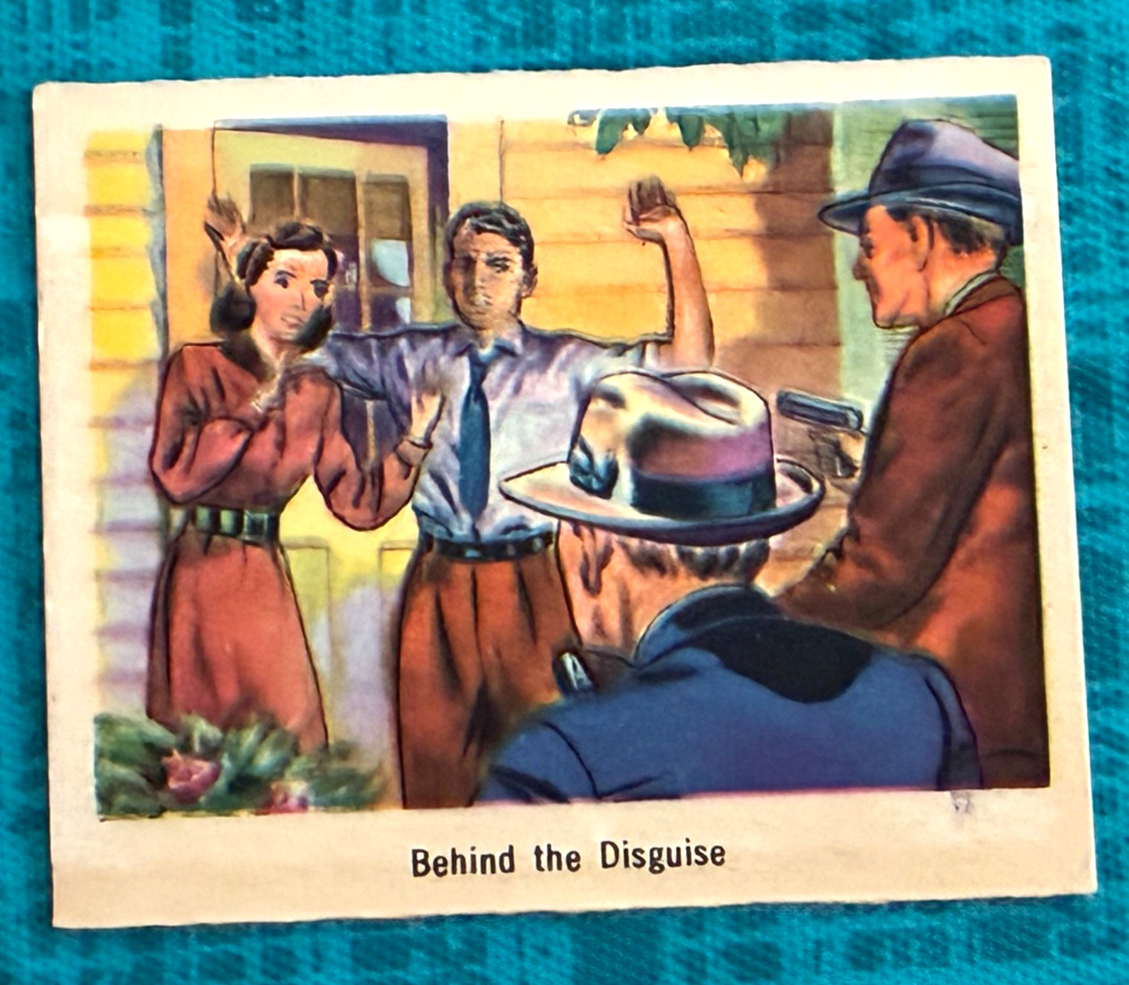 RARE 1949 Bowman America Salutes The FBI # 29 Behind The Disguise  EX+/NM