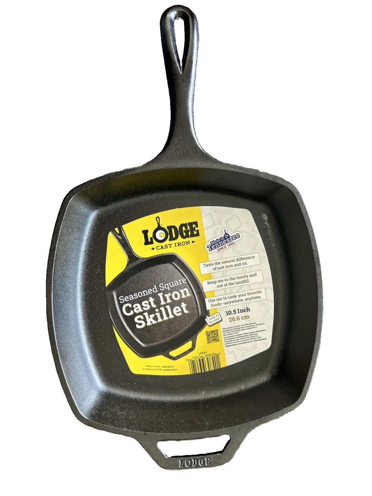 10.5 In. Cast Iron Skillet in Black 10.5 In. Cast Iron Skillet in Black