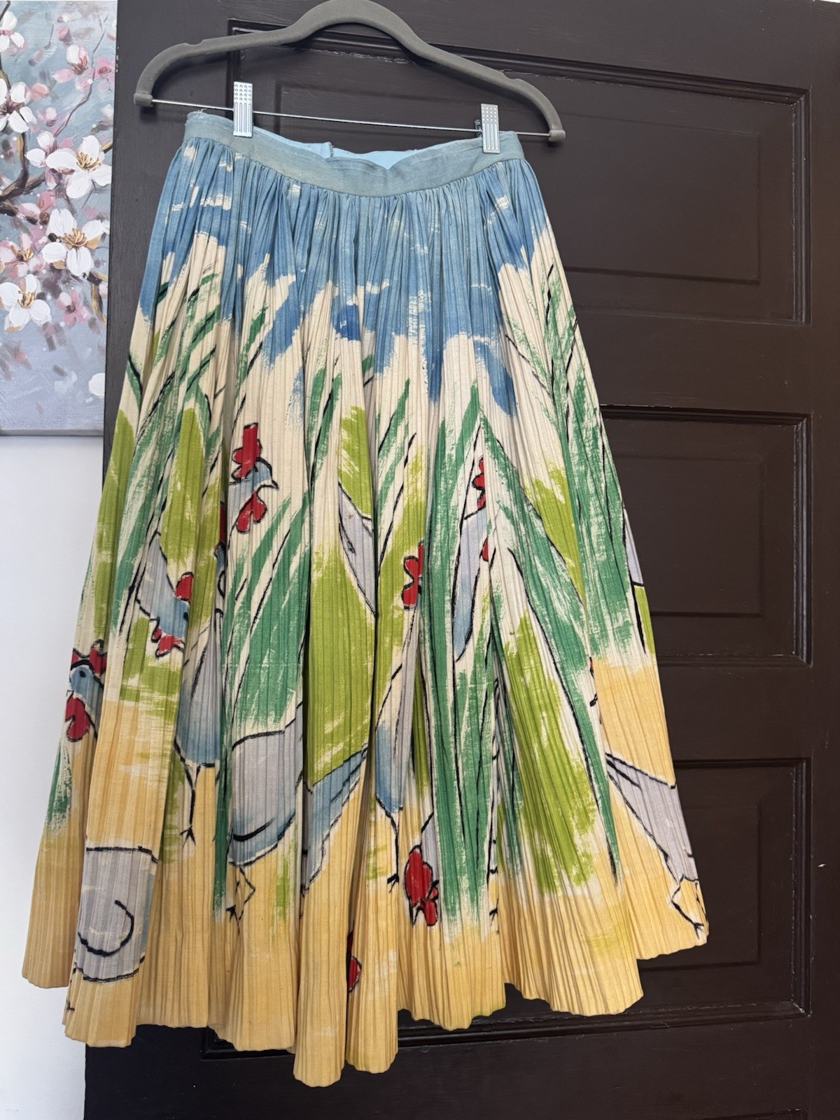 Suzy Perette Antique/ Vintage Very Heavy  Skirt