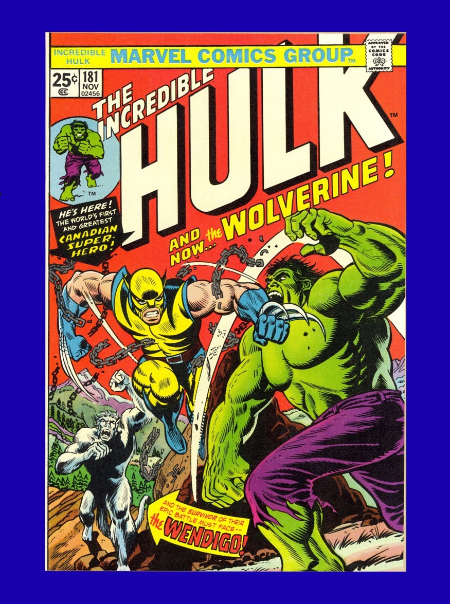 Incredible Hulk #181 - 1st Full App of Wolverine - MVS Intact - 1974 - 9.6 NM+