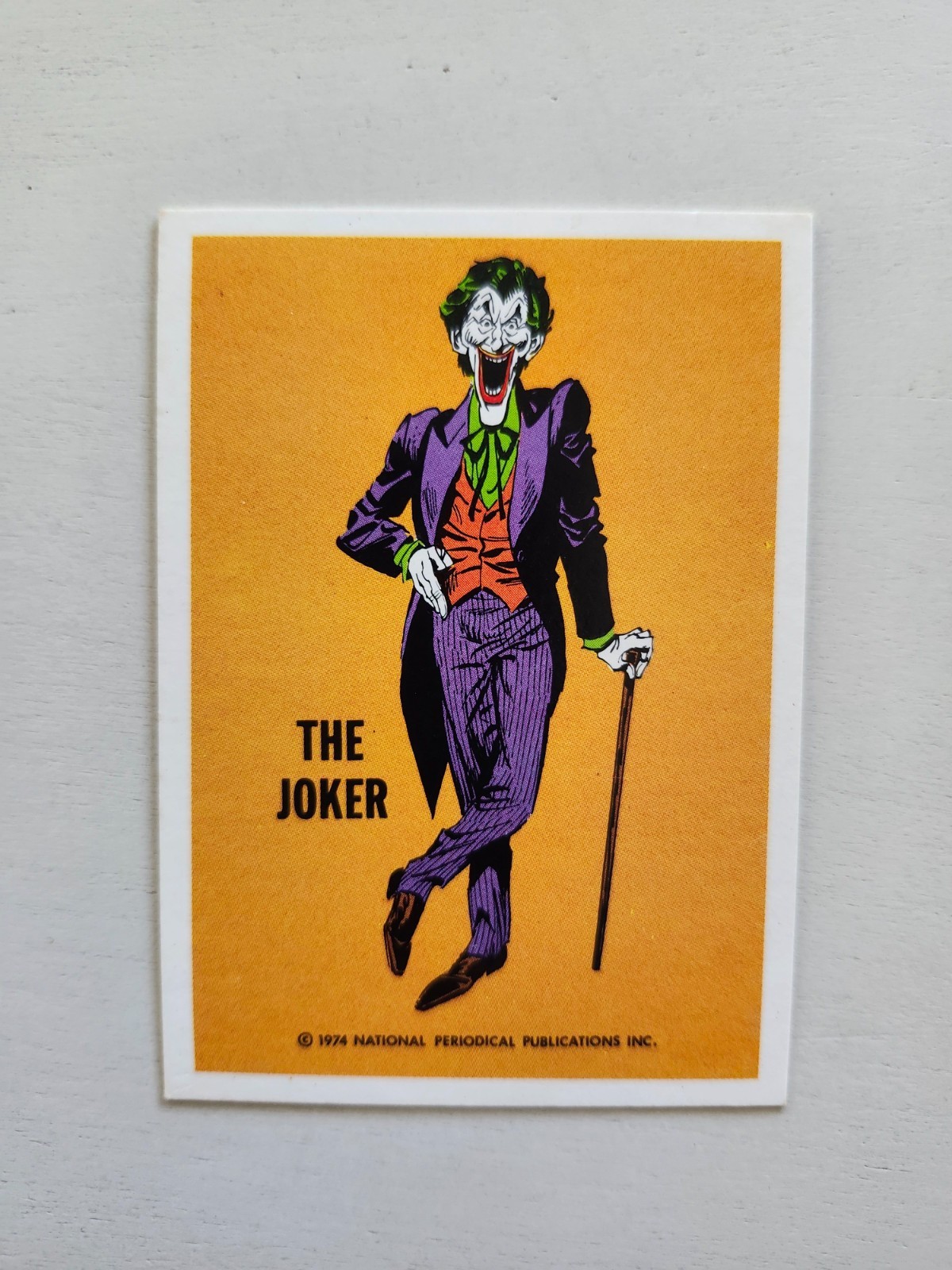 The Joker RARE Vintage 1974 Wonder Bread DC Comics Batman Gotham COOL