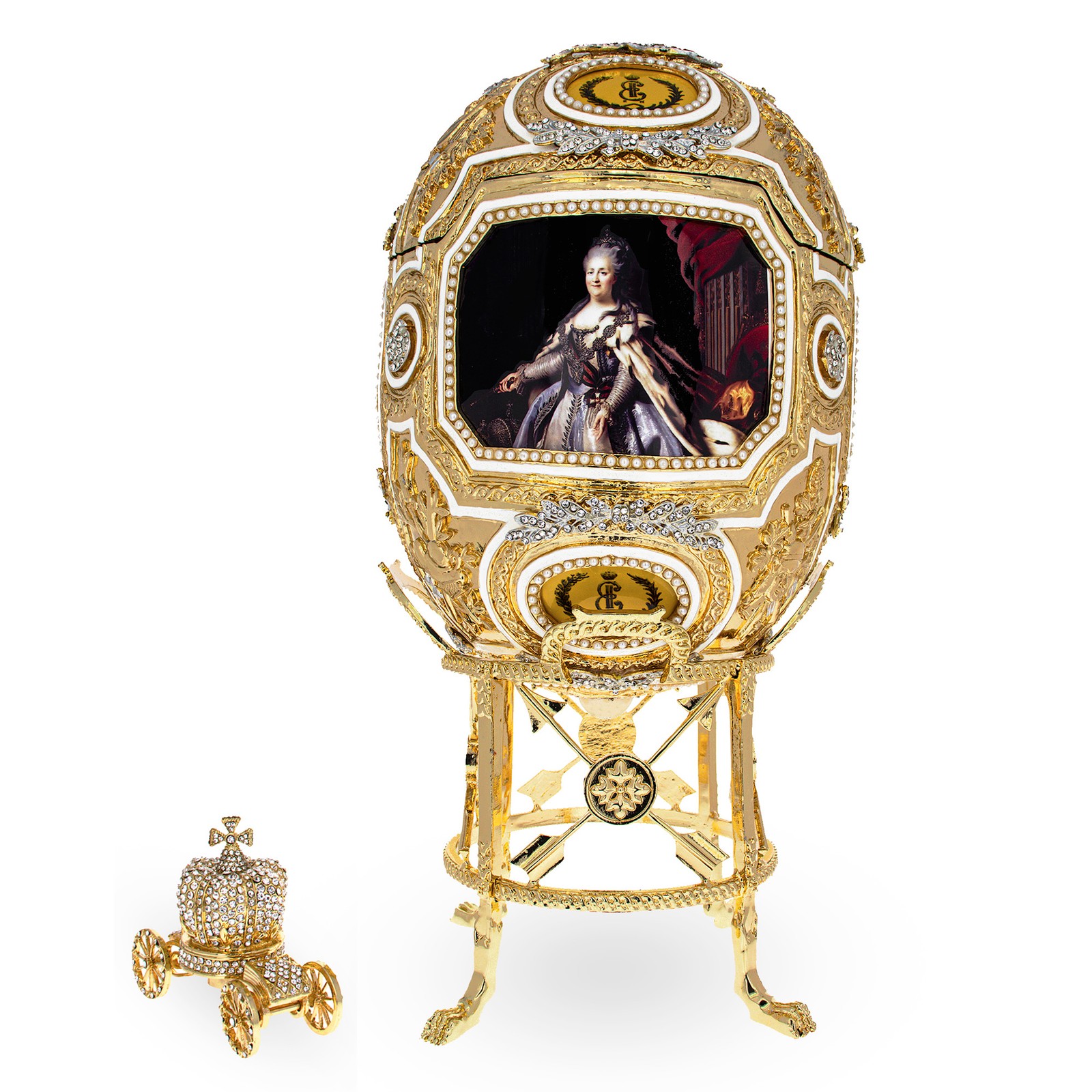 1914 Grisaille Royal Imperial Easter Egg