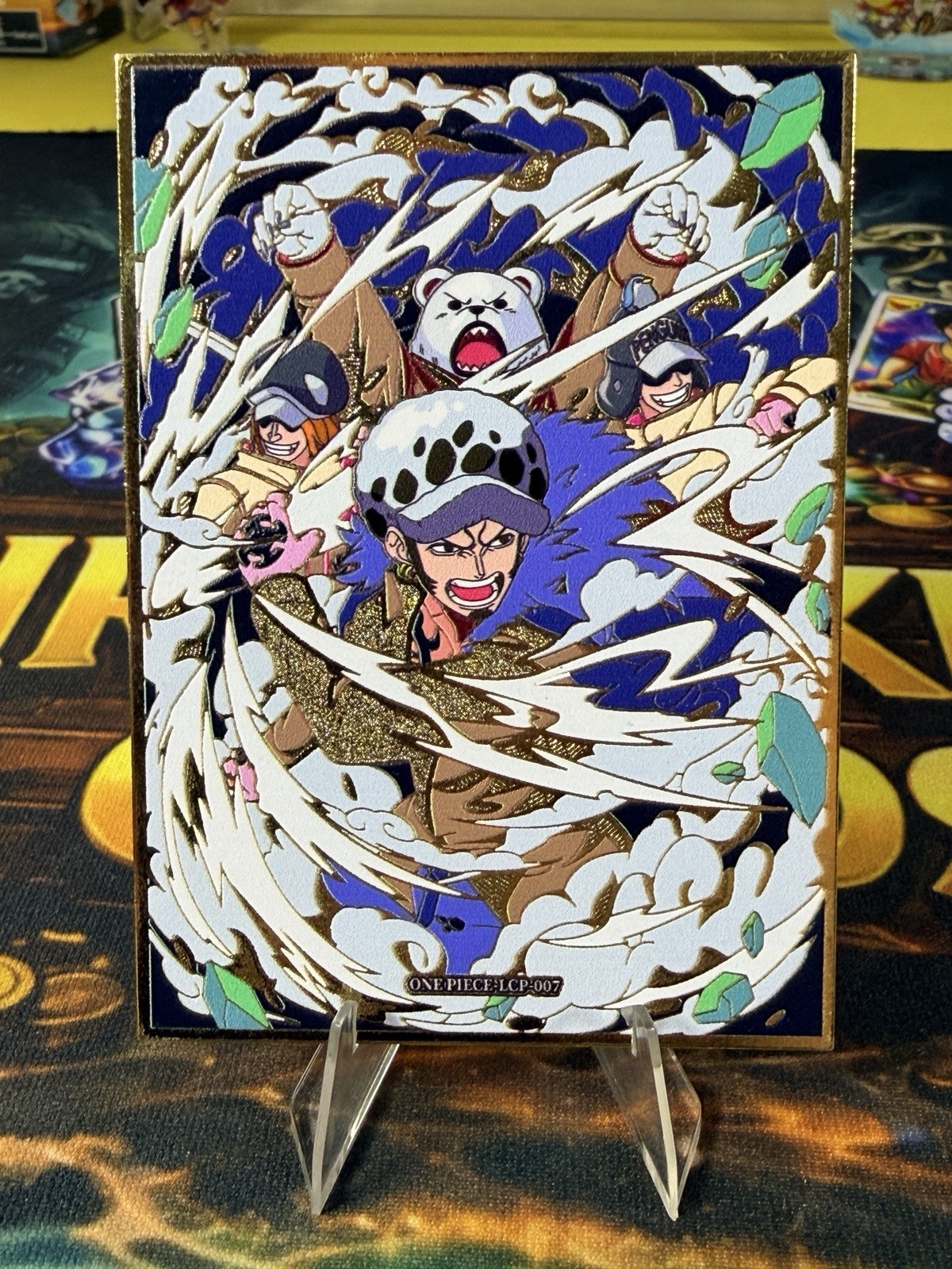 Trafalgar Law One Piece Card Gold Plated Enamel Case Hit Contains Gold w/ COA Trafalgar Law One Piece Card Gold Plated Enamel Case Hit Contains Gold w/ COA